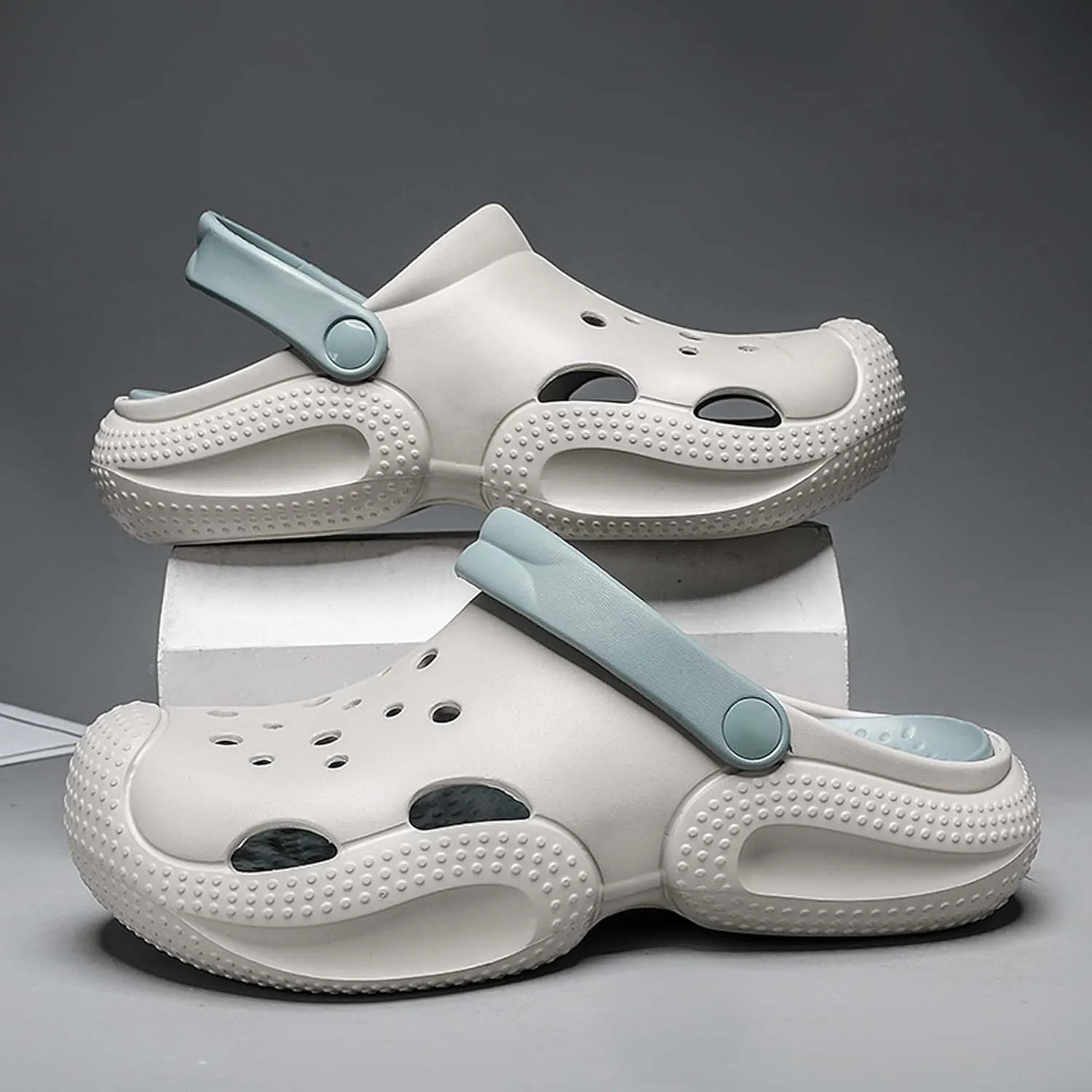 Women Men Clogs Garden Shoes Arch Support Sandals Slippers Summer Outdoor Casual Swimming Pool Beach Sandals Lightweight Soft Bottom Mule Slippers