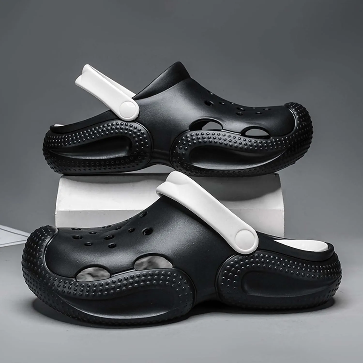 Women Men Clogs Garden Shoes Arch Support Sandals Slippers Summer Outdoor Casual Swimming Pool Beach Sandals Lightweight Soft Bottom Mule Slippers