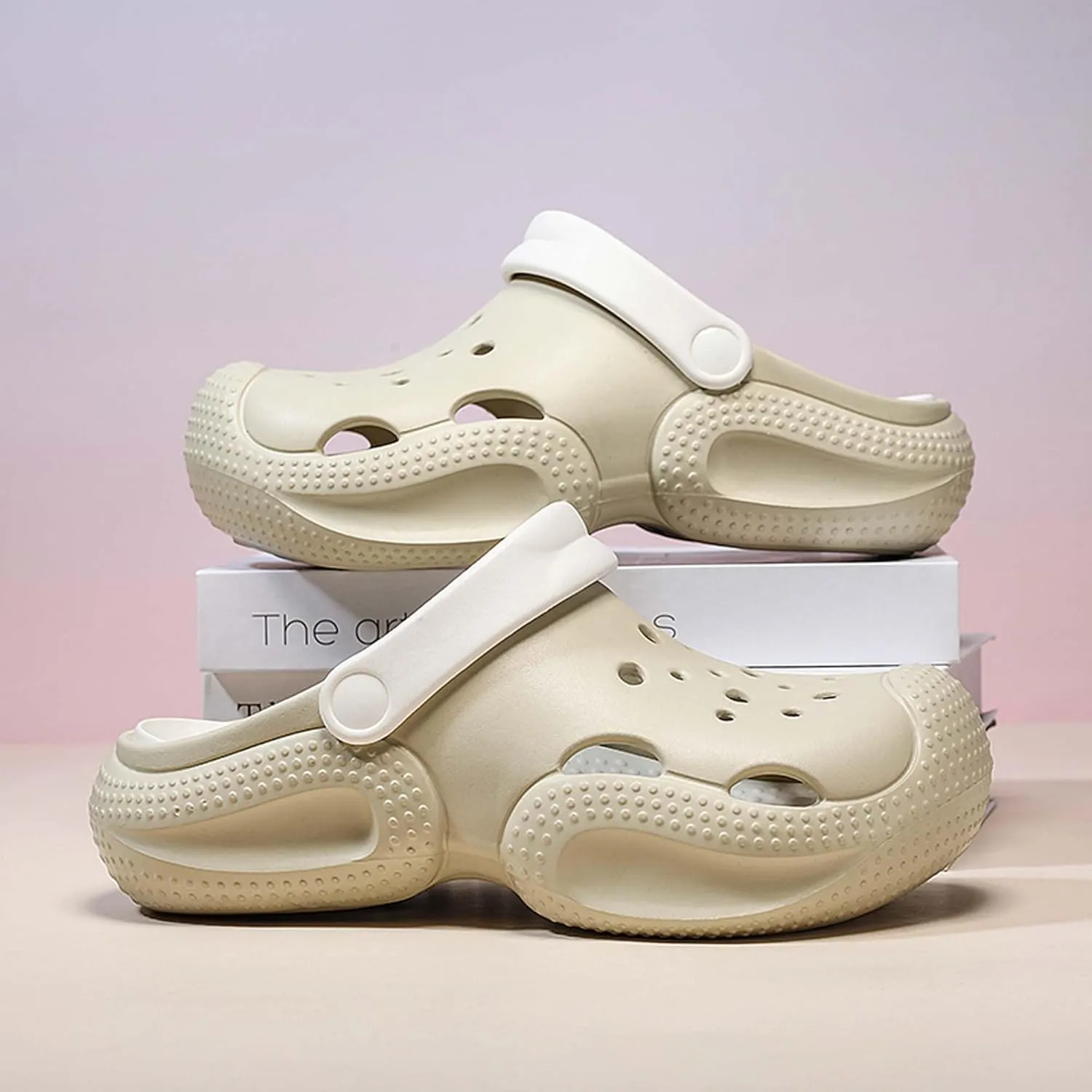Women Men Clogs Garden Shoes Arch Support Sandals Slippers Summer Outdoor Casual Swimming Pool Beach Sandals Lightweight Soft Bottom Mule Slippers