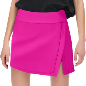 Women Swim Skirt Tummy Control Swimsuit Skirt with Built in Shorts High Waisted Split Swim Bottom Beach Vacation 2025