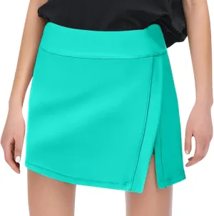 Women Swim Skirt Tummy Control Swimsuit Skirt with Built in Shorts High Waisted Split Swim Bottom Beach Vacation 2025