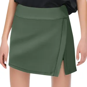 Women Swim Skirt Tummy Control Swimsuit Skirt with Built in Shorts High Waisted Split Swim Bottom Beach Vacation 2025