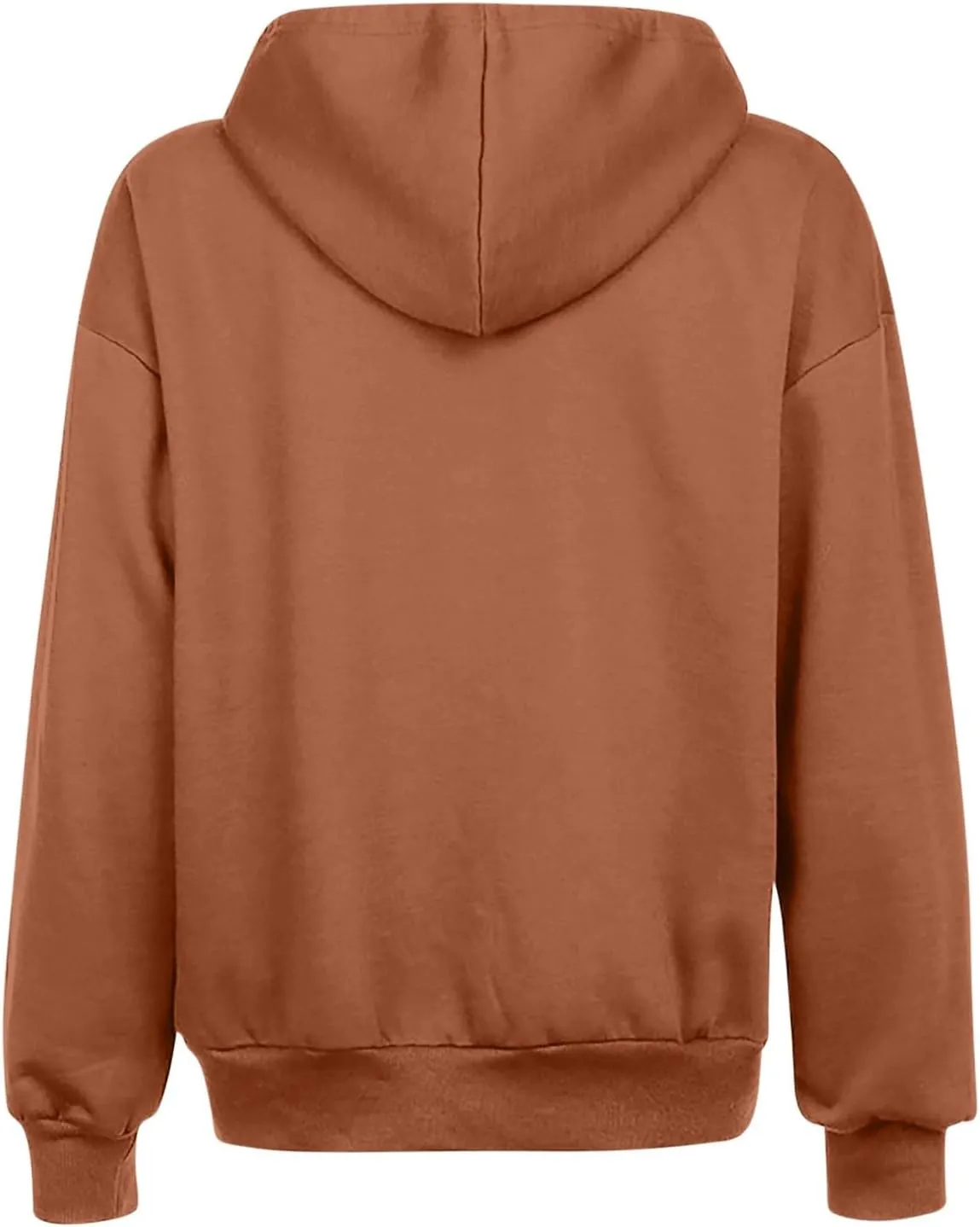 Women Zip Up Hoodie Casual Sweatshirt Drawstring Loose Fit Oversized Lightweight Fashion Fall Tops For Teen Girls