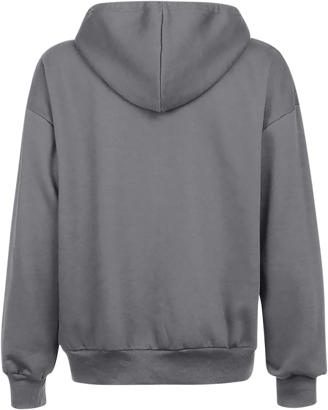Women Zip Up Hoodie Casual Sweatshirt Drawstring Loose Fit Oversized Lightweight Fashion Fall Tops For Teen Girls