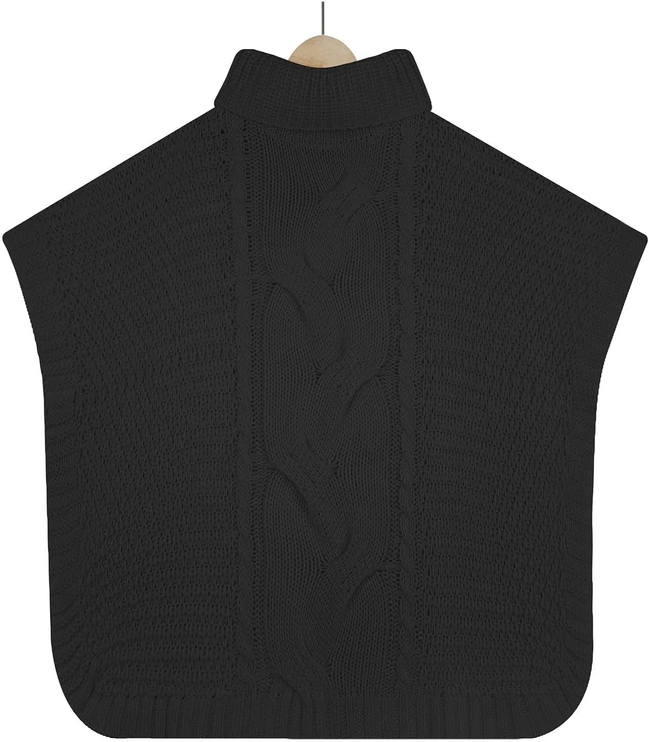 Women's Casual Turtleneck Sweater Ladies Chunky Knitted Pullover Side Split Shirts Blanket Casual Knitwear Tunic