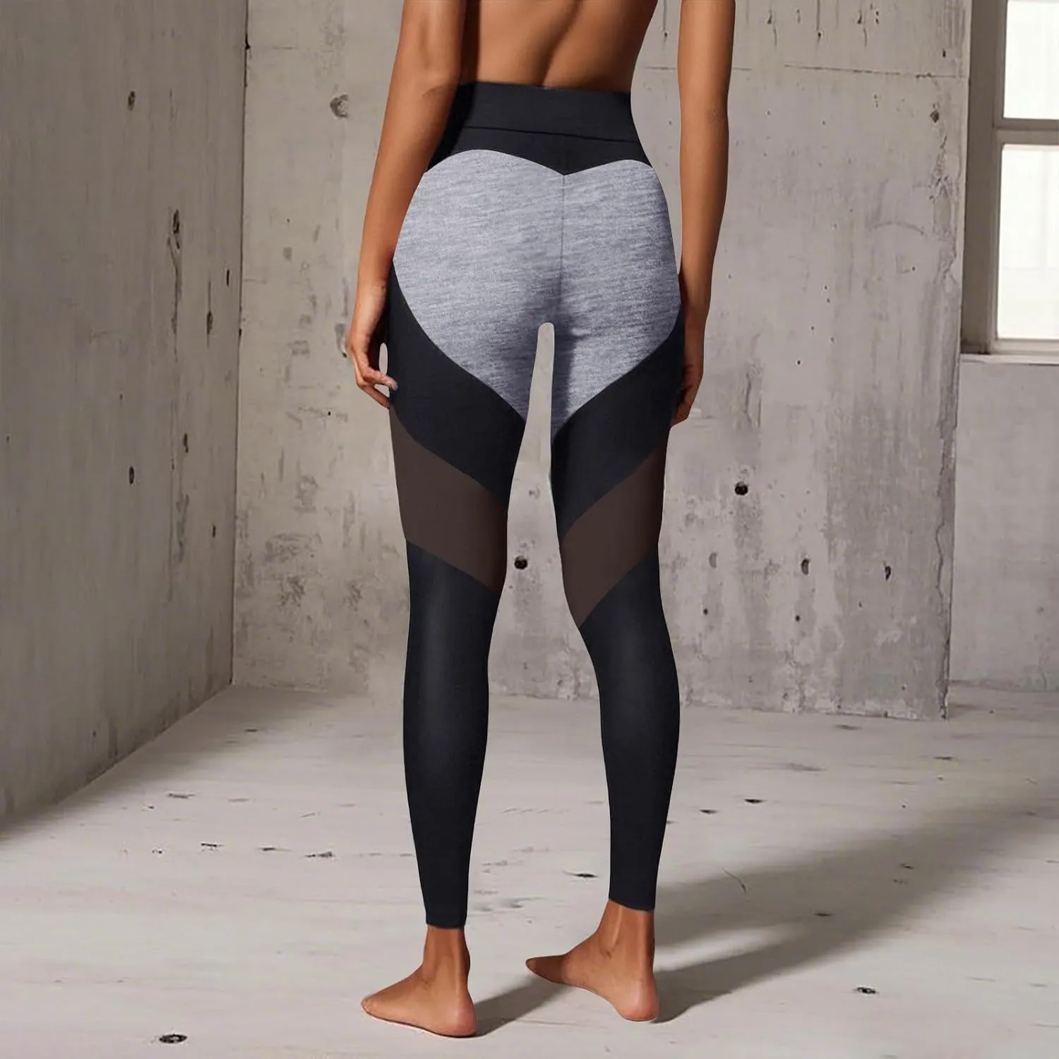 Women's High Waist Leggings Heart Butt Yoga Trousers Jogging Bottoms Push Up Fitness Trousers Women Leggings Gym