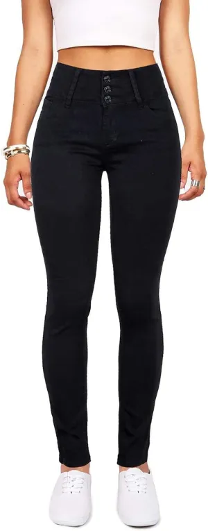 Women's High Waisted Jeans for Women Ripped Skinny Stretch Jeans Distressed Butt Lifting Denim Pants