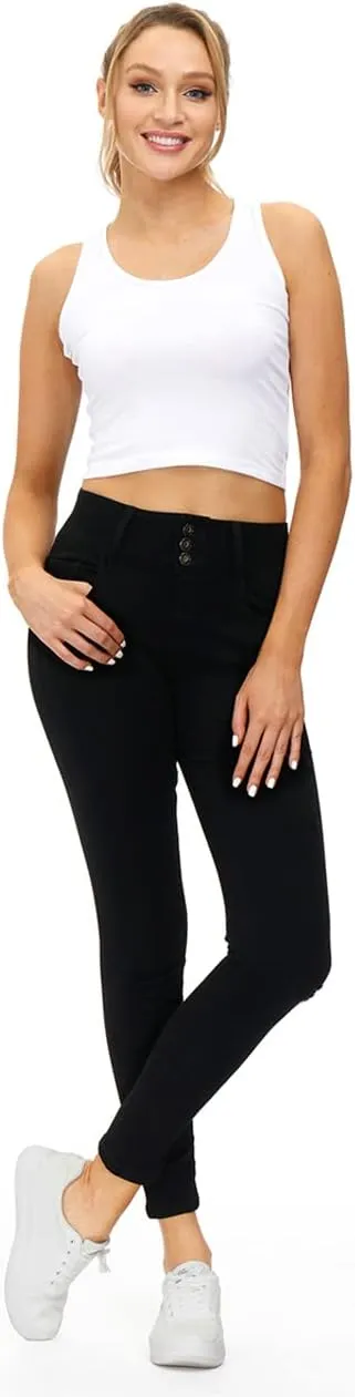 Women's High Waisted Jeans for Women Ripped Skinny Stretch Jeans Distressed Butt Lifting Denim Pants
