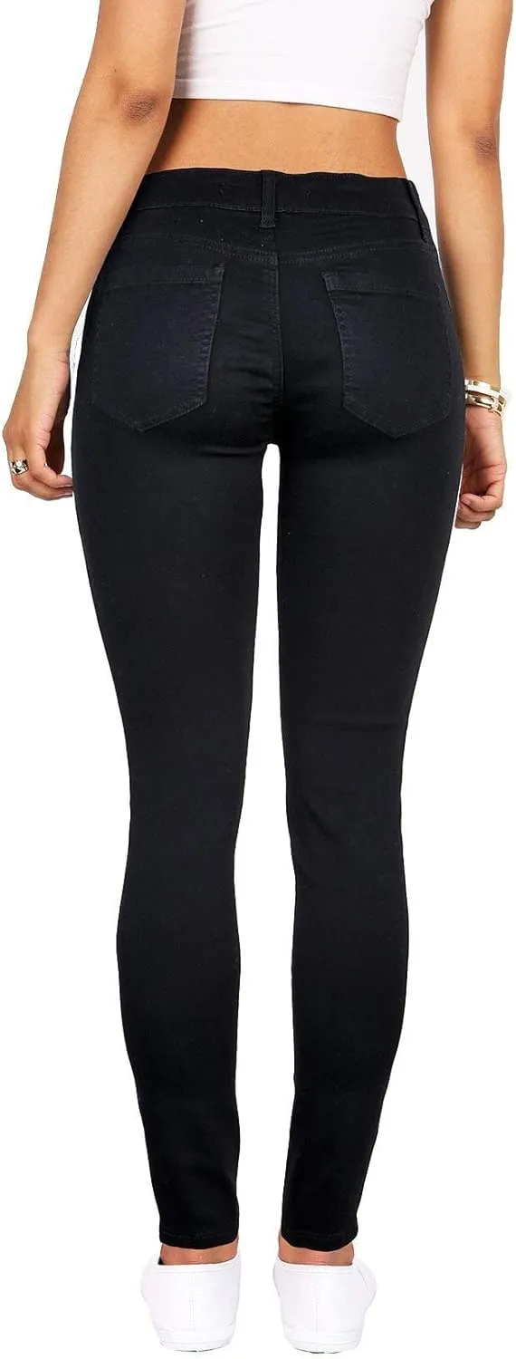 Women's High Waisted Jeans for Women Ripped Skinny Stretch Jeans Distressed Butt Lifting Denim Pants