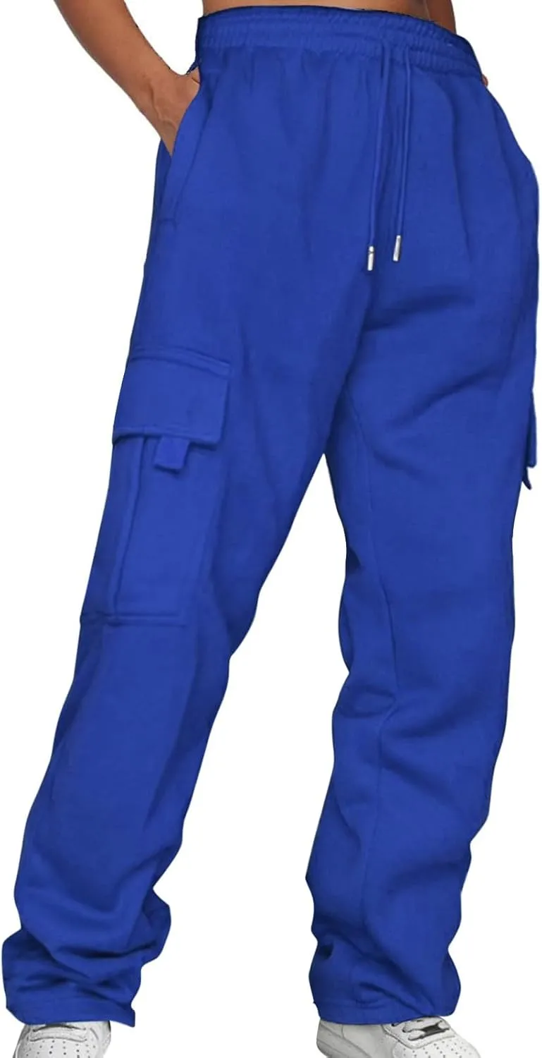 Women's Joggers Sweatpants Solid and Tracksuit Sweatshirt Hooded Women Suits Sets High Waisted Joggers Pants Baggy