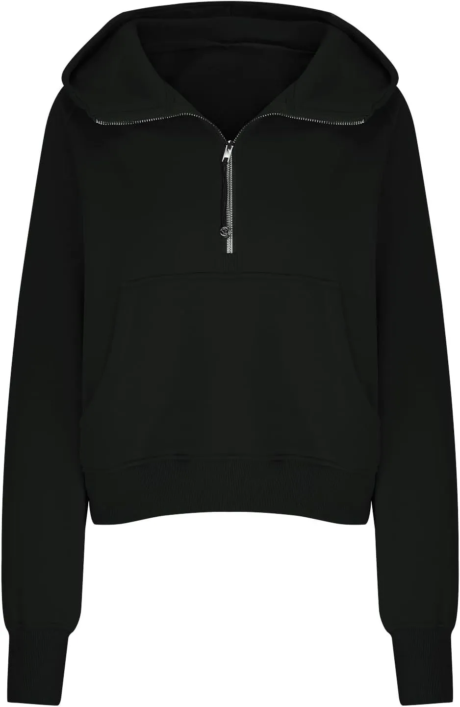 Womens Oversized High Neck Sweatshirt Zip Up Casual Long Sleeve Pullover Shirts Fall Winter Clothes Preppy Clothes