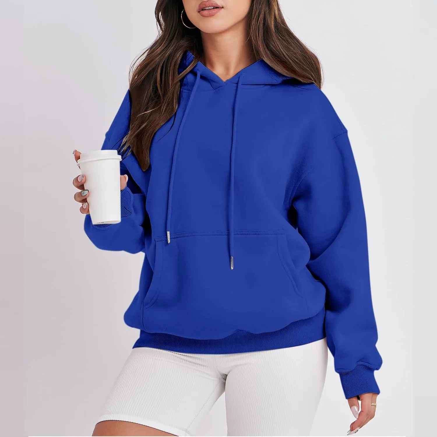 Womens Oversized Hoodies Fleece Sweatshirts Long Sleeve Sweaters Pullover Fall Outfits sweatshirts