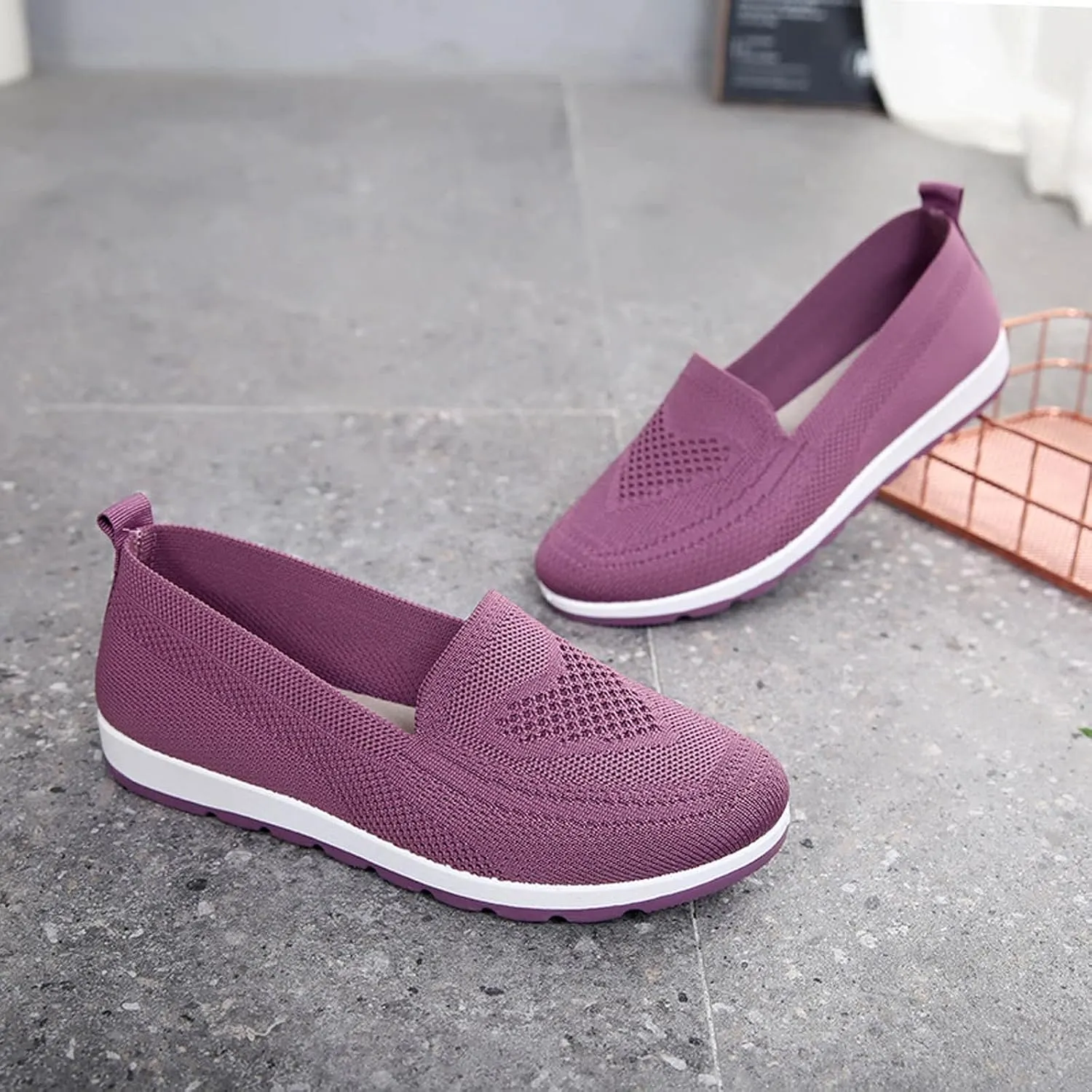 Womens Shoes 7.5 Wide Width Sneakers Walking Shoes Women Comfortable Non Slip Winter Shoes for Women Wide Width Platform Sneaker for Women Sneakers Slip On Stylish Slip On Sneakers for Women 2023
