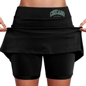 Womens Skorts with Pockets Tummy Control Summer Plus Size High Waist Skirt with Shorts Athletic Tennis Skirts Yoga Skort
