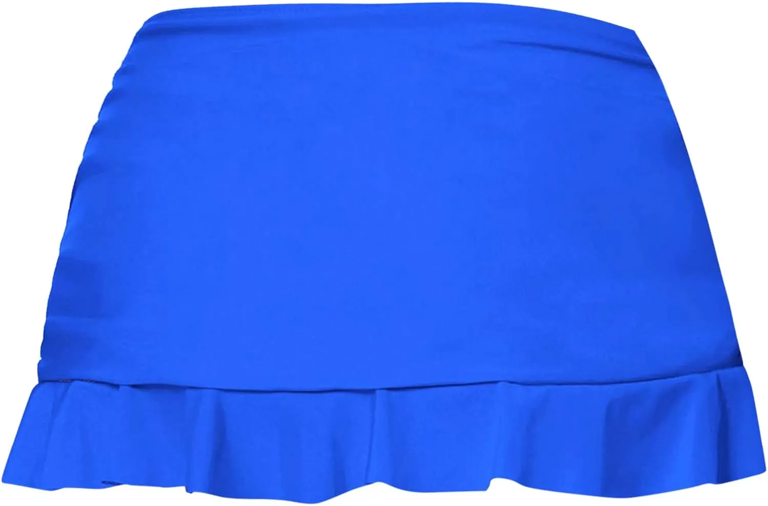 Women's Swimdress Swimsuit Built-in Swim Bottoms Shirred Ruffle Skirt Bikini Bottoms High Waisted Ruched Swim Skirts