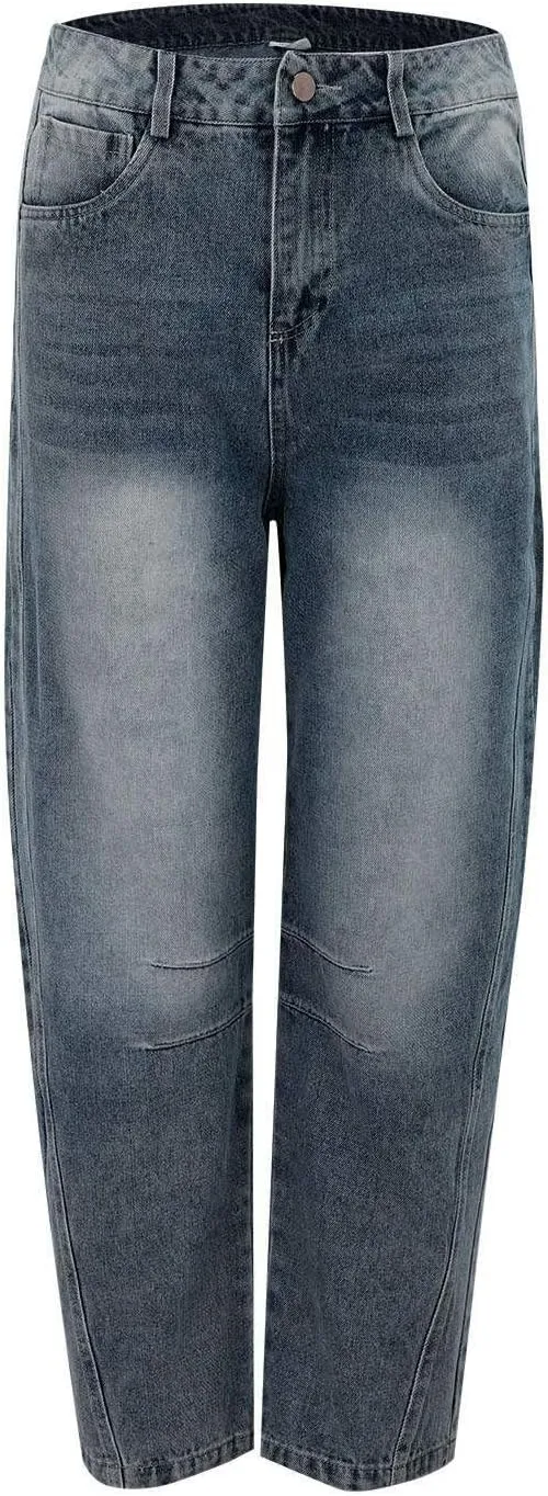 Women's Wide Leg Jeans High Waisted Jean Denim Pants with Pockets Casual Sweatpants Jeans Trousers