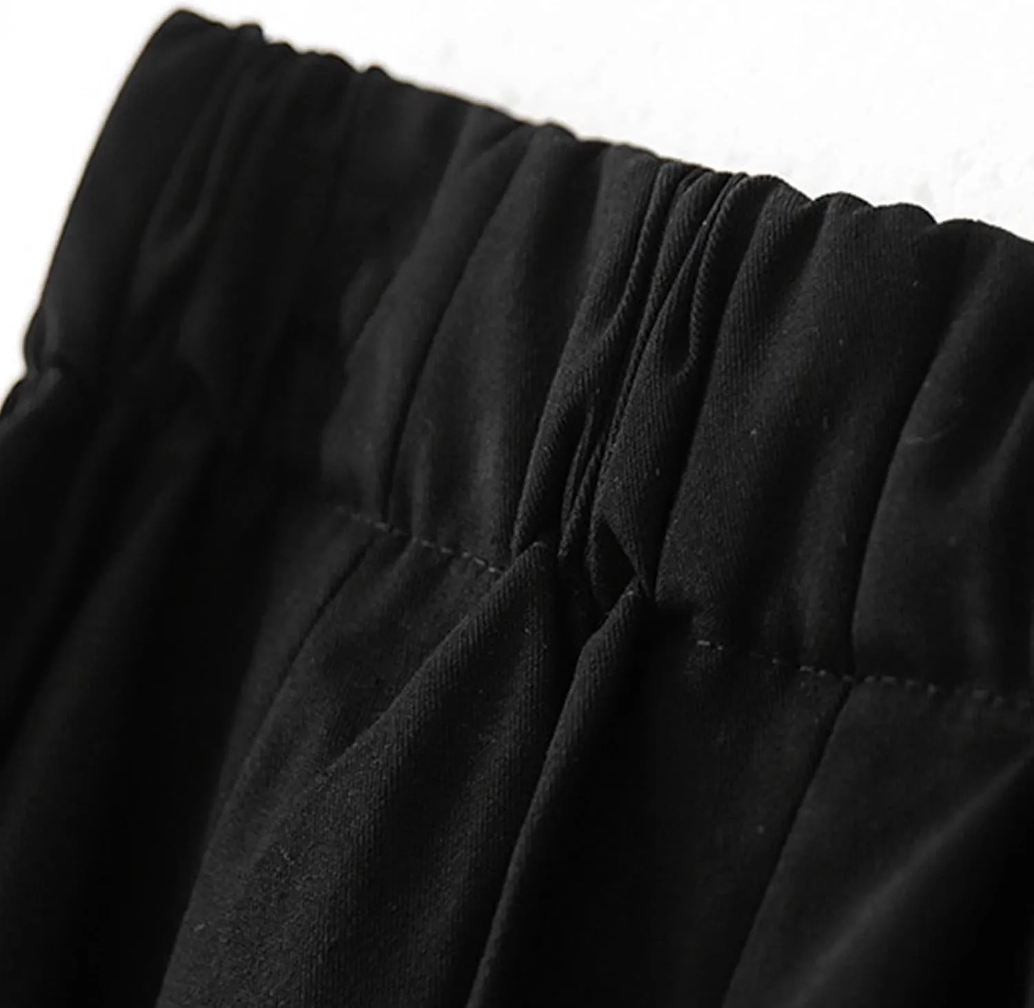 Wrap Skirts for Women Flowy Elastic High Waist Skirt Pleated A-Line Flowy Swing Cargo Skirt Loose Plus Size Skirt