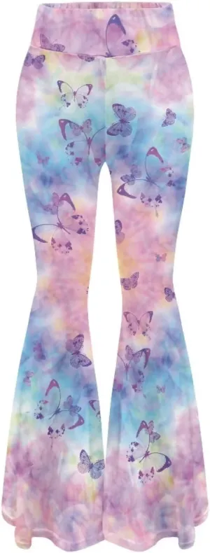 YEXIATODO Flared Yoga Pants for Women Bootleg Yoga Pants Bell Bottom Pants Soft Flared Leggings Hippie Pants Tights