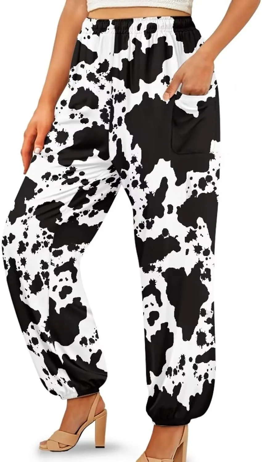 YEXIATODO Yoga Pants Athletic Gym Pants Joggers Sweatpants Women's Harem Pants Bloomer Pants Casual Loose Active Pants